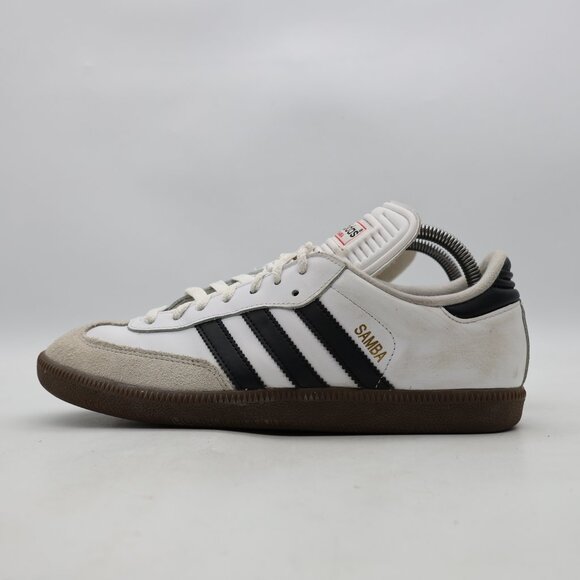 Adidas Samba Classic Sneakers Men's US Size 8 White Black White 772109 - Picture 4 of 9